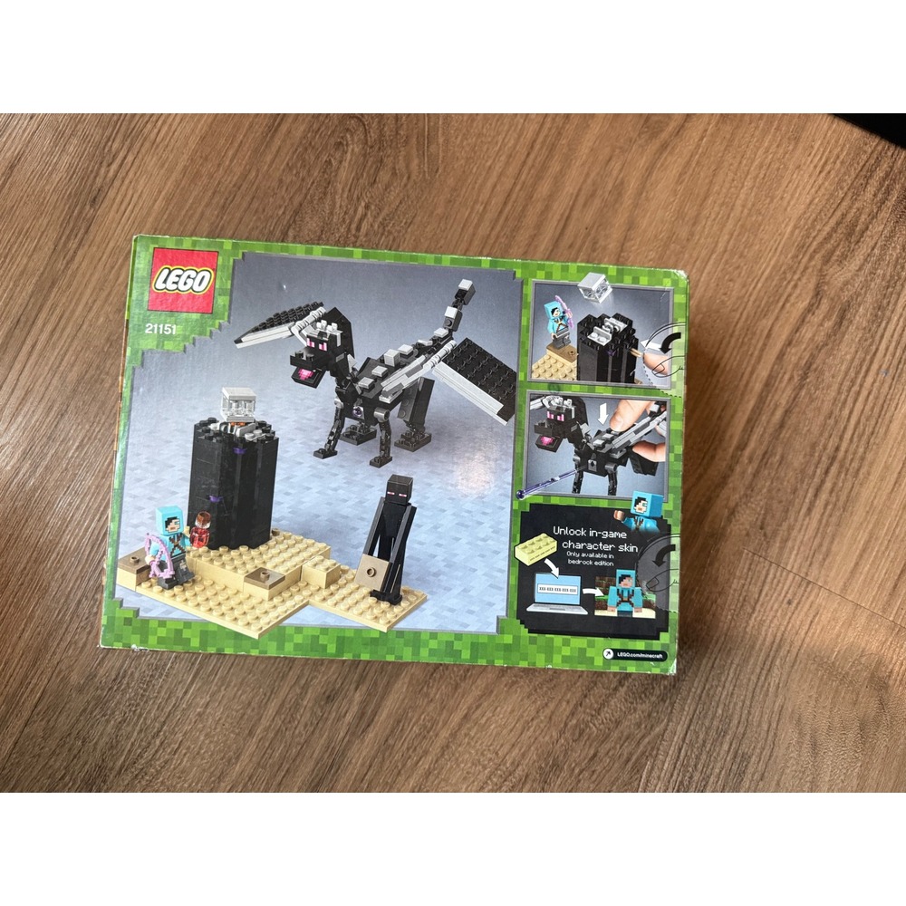 LEGO Minecraft The End Battle 21151 Ender Dragon Building Set 222 Pcs - Picture 3 of 6